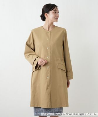 ＜Leilian plus house (Women/大きいサイズ)＞バックヨークコート