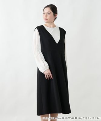 フレアストレッチジャンパースカート【26年2月カタログ】 | Leilian