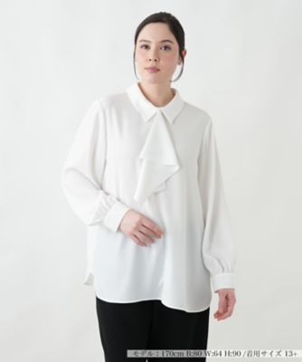 ボウタイブラウス【26年2月カタログ】 | Leilian plus house (Women