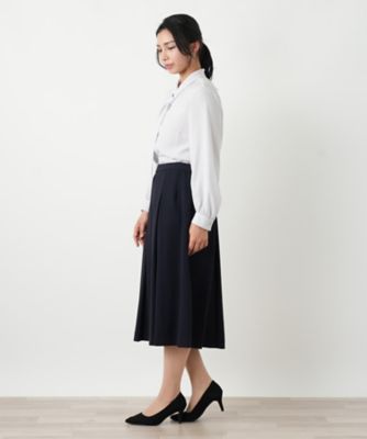 フロントタックフレアスカート | Leilian plus house (Women/大きい