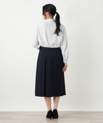 フロントタックフレアスカート | Leilian plus house (Women/大きい