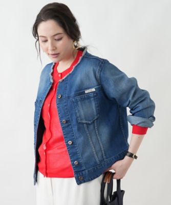 ＜Leilian plus house (Women/大きいサイズ)＞ジャケット【Ｌ　ＪＥＡＮＳ】