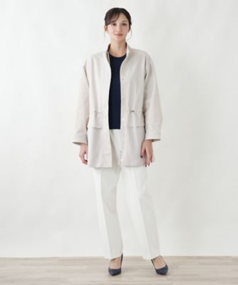 レリアンMUSE ROCHAS⭐︎ スプリングコート　アイボリー　11号 コート【MUSE BY ROCHAS Premiere】 | Leilian