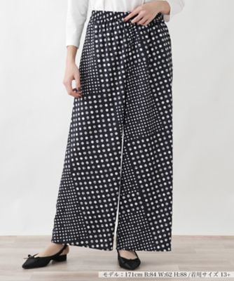 ＜Leilian plus house (Women/大きいサイズ)＞パンツ【ＭＵＳＥ　ＢＹ　ＲＯＣＨＡＳ　Ｐｒｅｍｉｅｒｅ】