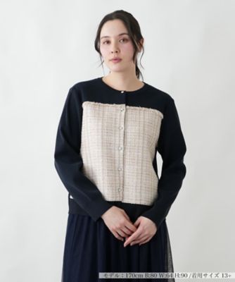 ＜Leilian plus house (Women/大きいサイズ)＞セーター【ＢＯＵＲＧＥ】