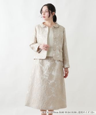 ＜Leilian plus house (Women/大きいサイズ)＞スーツ【ＢＯＵＲＧＥ】