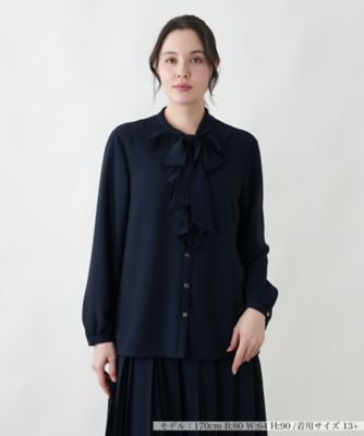 ＜Leilian plus house (Women/大きいサイズ)＞ブラウス【ＢＯＵＲＧＥ】