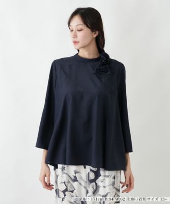 ＜Leilian plus house (Women/大きいサイズ)＞ブラウス【ＢＯＵＲＧＥ】
