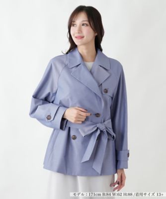 ＜Leilian plus house (Women/大きいサイズ)＞コート【ＢＯＵＲＧＥ】