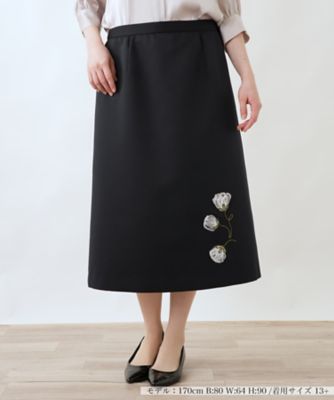 ＜Leilian plus house (Women/大きいサイズ)＞スカート【ＢＯＵＲＧＥ】