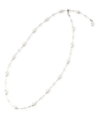 ＜Leilian plus house (Women/大きいサイズ)＞パール調ビーズロングネックレス