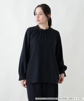 ＜Leilian plus house (Women/大きいサイズ)＞ブラウス【ＢＯＵＲＧＥ】
