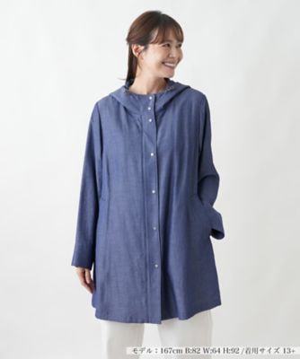 ＜Leilian plus house (Women/大きいサイズ)＞コート【Ｌｅｉｌｉａｎ　ＷＨＩＴＥ　ＬＡＢＥＬ】