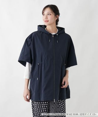 ＜Leilian plus house (Women/大きいサイズ)＞ドローストリングフーデッドブルゾン【ＣＩＮＺＩＡ　ＲＯＣＣＡ】