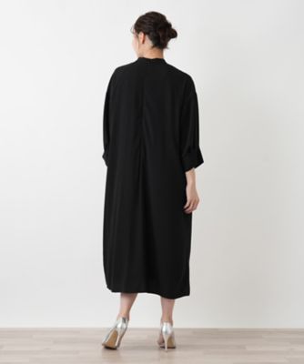 アシンメトリードレープワンピース【BOURGE】 | Leilian plus