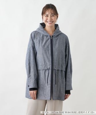 ＜Leilian plus house (Women/大きいサイズ)＞フーディーコート【ＲＯＣＨＡＳ　Ｐｒｅｍｉｅｒｅ】【２６年３月カタログ】