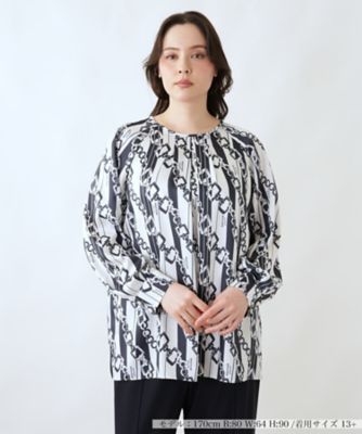 ＜Leilian plus house (Women/大きいサイズ)＞ブラウス【ＲＯＣＨＡＳ　Ｐｒｅｍｉｅｒｅ】