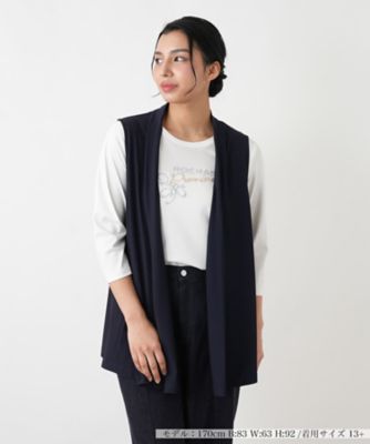 ＜Leilian plus house (Women/大きいサイズ)＞ベスト【ＲＯＣＨＡＳ　Ｐｒｅｍｉｅｒｅ】