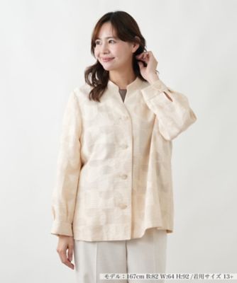 ＜Leilian plus house (Women/大きいサイズ)＞ジャケット【ＲＯＣＨＡＳ　Ｐｒｅｍｉｅｒｅ】