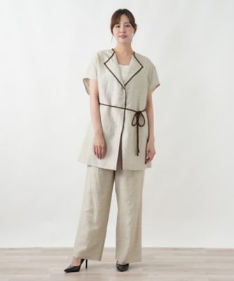値下げしました。ROMEITALY 高級ベスト テーラードベスト【ROCHAS Premiere】 | Leilian (Women