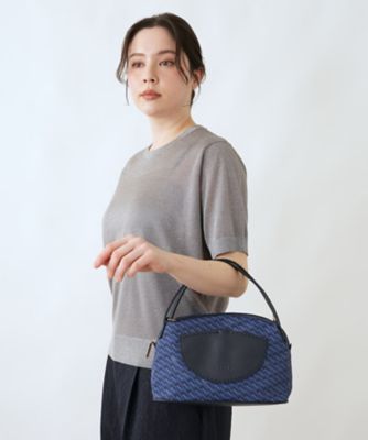 ジオメトリック柄ドームショルダーバッグ【VISONA】 | Leilian