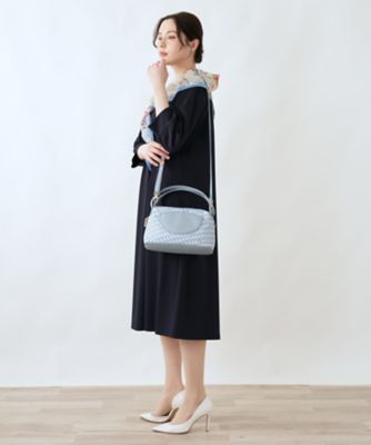 ジオメトリック柄ドームショルダーバッグ【VISONA】 | Leilian
