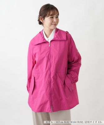 ＜Leilian plus house (Women/大きいサイズ)＞はっ水コート【Ｒｉｃｈ　１－ｍｉｌｅ】【２６年３月カタログ】
