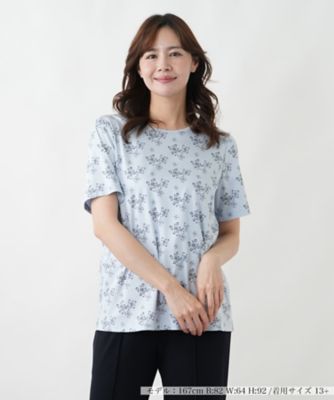 ＜Leilian plus house (Women/大きいサイズ)＞Ｔシャツ【ＲＯＣＨＡＳ　Ｐｒｅｍｉｅｒｅ】