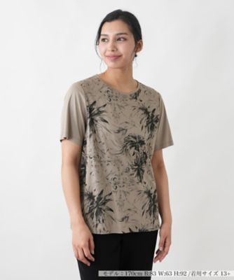 ＜Leilian plus house (Women/大きいサイズ)＞Ｔシャツ【ＲＯＣＨＡＳ　Ｐｒｅｍｉｅｒｅ】