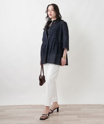 カットワークレースチュニック | Leilian plus house (Women/大きい