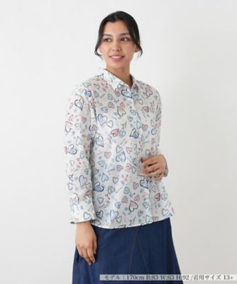 ＜Leilian plus house (Women/大きいサイズ)＞シャツブラウス【２６年３月カタログ】