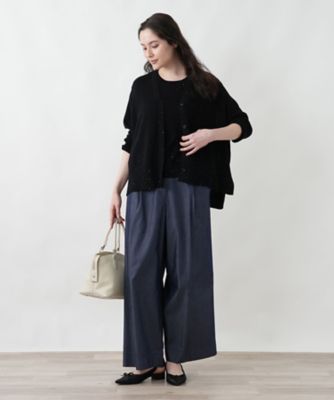 ＜Leilian plus house (Women/大きいサイズ)＞ワイドパンツ