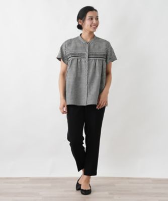 最安値ISABELMARANTETOILE2018AW ギンガムチェックブラウス ギンガムチェックブラウス | Leilian (Women)/レリアン | 三越伊勢丹