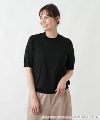 ＜Leilian plus house (Women/大きいサイズ)＞ハイゲージニット【２６年３月カタログ】