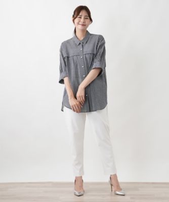 新品 レリアン Leilian ブラウス 15+ 日本製 大きいサイズ ブラウス | Leilian plus house (Women/大きいサイズ)/レリアン プラス