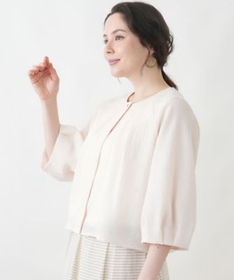 ＜Leilian plus house (Women/大きいサイズ)＞羽織ブラウス