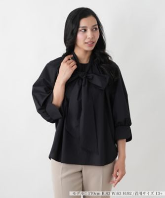 定価5.3万 完全受注生産【レリアン】ブラウス 15+ 大きいサイズ 極美品