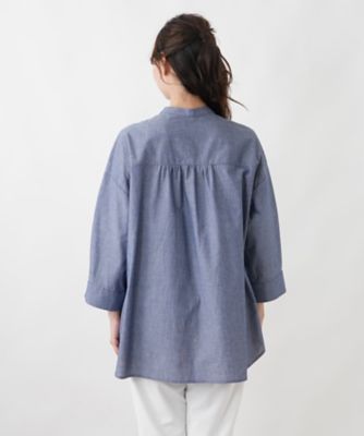 刺繍デザインチュニックブラウス | Leilian plus house (Women/大きい