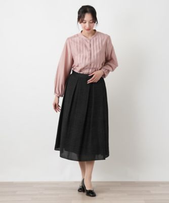 大きいサイズ　レリアン スカート　ヒョウ柄　13号プラス　総ゴム Aletta vita スカート 30代 40代 大人 体型カバー ヒョウ柄 Iライン