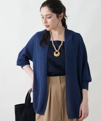 ＜Leilian plus house (Women/大きいサイズ)＞オープンフロントカーディガン
