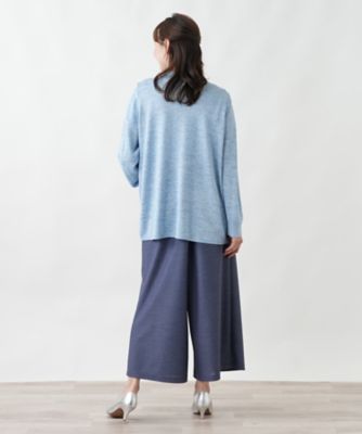 杢調ニットカーディガン | Leilian plus house (Women/大きいサイズ