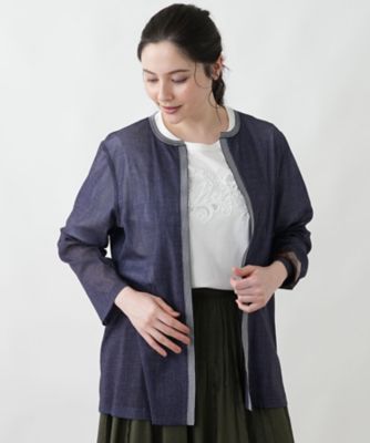＜Leilian plus house (Women/大きいサイズ)＞羽織ブラウス