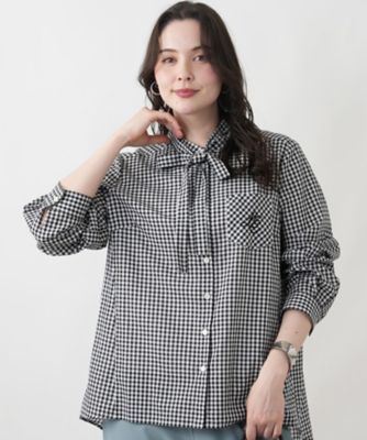 新品 レリアン Leilian ブラウス 15+ 日本製 大きいサイズ ブラウス | Leilian plus house (Women/大きいサイズ)/レリアン プラス