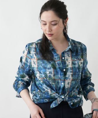 ＜Leilian plus house (Women/大きいサイズ)＞シャツブラウス