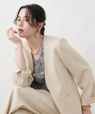 レリアン　ジャケット　レディース　アウター　13プラスサイズ テーラードジャケット | Leilian (Women)/レリアン | 三越伊勢丹