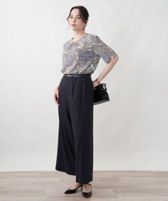 ＜Leilian plus house (Women/大きいサイズ)＞ワイドパンツ