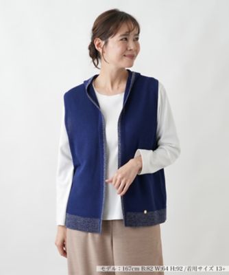 ＜Leilian plus house (Women/大きいサイズ)＞デザインベスト