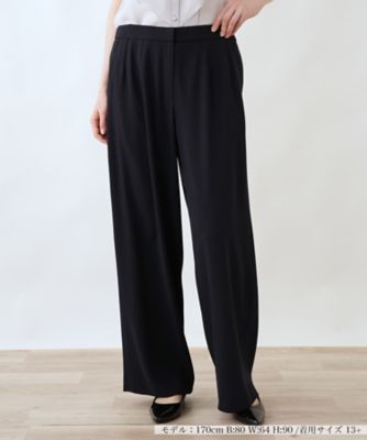 ＜Leilian plus house (Women/大きいサイズ)＞パンツ【ＢＯＵＲＧＥ】