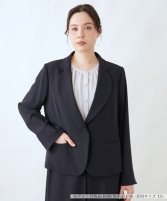 ＜Leilian plus house (Women/大きいサイズ)＞ジャケット【ＢＯＵＲＧＥ】