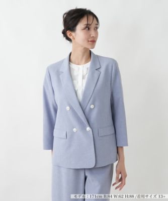 ＜Leilian plus house (Women/大きいサイズ)＞ブレザー【ＢＯＵＲＧＥ】